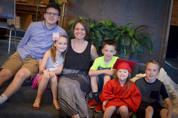 All five of Jen's Kids - with Mrs. Rippy - all five went through EPC - 2003 through 2014 (or 2015)